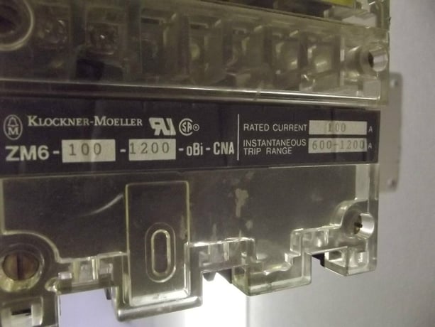 100 Amps, Klockner-Moeller, NZM 6b-63/ZM 6-100-1200-oBi-CNA, 3P w. Current Limiter Trip - Image 2