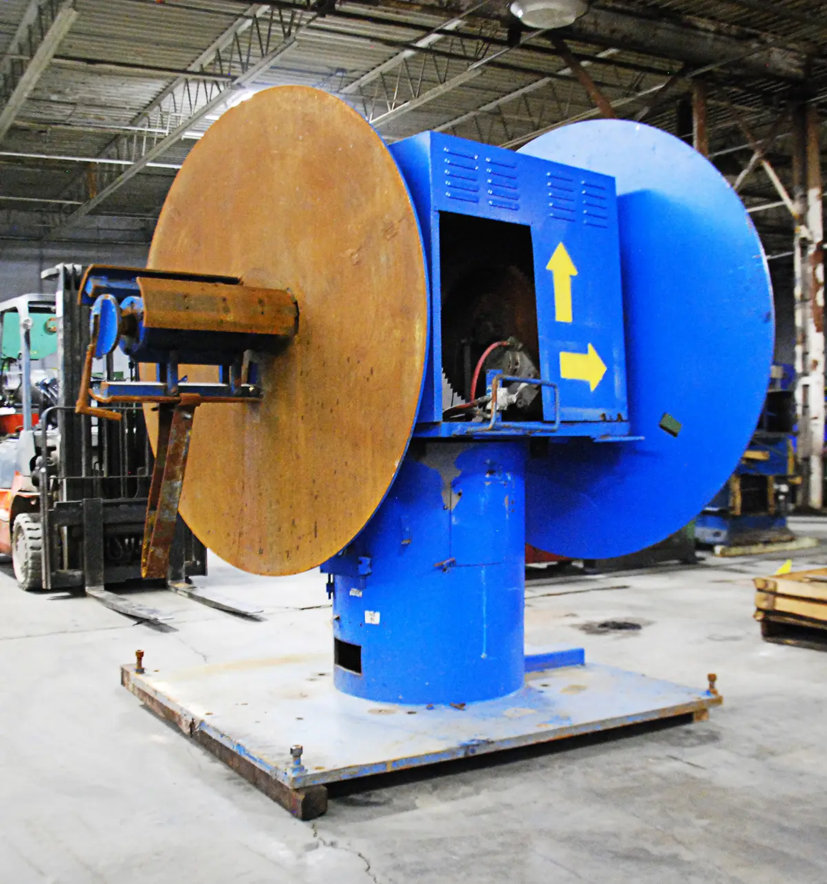10000 lb. Coe Press Equipment #CPR-DE-PO-8018, double uncoiler, 18" width, 72" outside dimensions, 15"-20" - Image 3