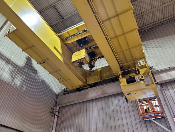 30 Ton, P & H, Crane, 50' Lift, D-20 Trolley Drive, 11'6" Trolley Spread, 60 Ls. Trolley rail, 96' Span, 104 - Image 2
