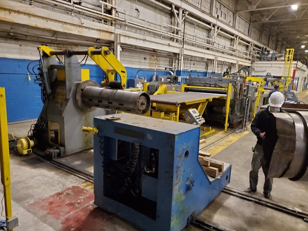 60" x .13" Strilich /Voss, Cut to Length Line, 20000 lb., L-R - Image 1