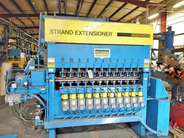62" x .076" Herr Voss #72/1.156-23/5 HI/RH, Strand Extensioner, 23 Rolls (11 over 12), 1500 FPM, 40000 PSI - Image 1