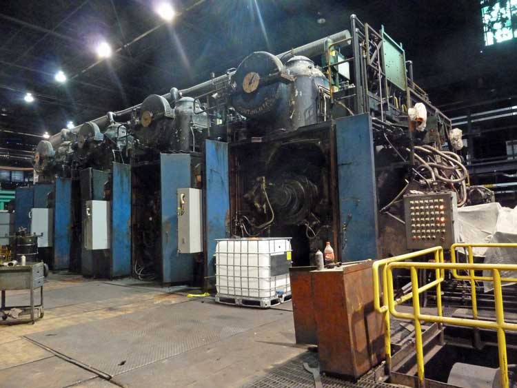20" x 48" x 60" Continental, 4 Stand 4-Hi Tandem Mill, 27" x 32" Post area, 3000 FPM, 75-80000 tons/month - Image 9