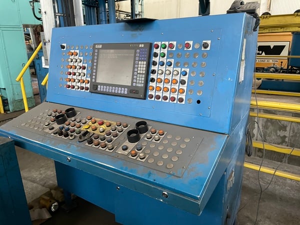 84" x .09" Verson, PressLine, 400 ton, 108" x 186" Bed, 12" Stroke, 58" shut height, 10" adjustment, 75000 - Image 7