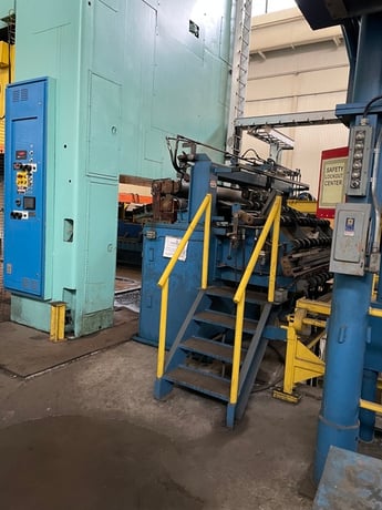 84" x .09" Verson, PressLine, 400 ton, 108" x 186" Bed, 12" Stroke, 58" shut height, 10" adjustment, 75000 - Image 8