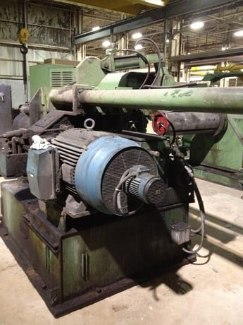 40000 lb. Yoder, Recoiler, 20" ID x 64" face Drum, 50" separator Shaft, 11" shaft, R-L, 125 HP - Image 4