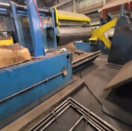 50000 lb. Paxson, Recoiler, 72" width, manual expansion & gripper - Image 3