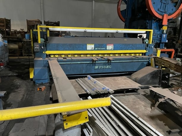 10 gauge x 12' Wysong, Squaring Shear - Image 1