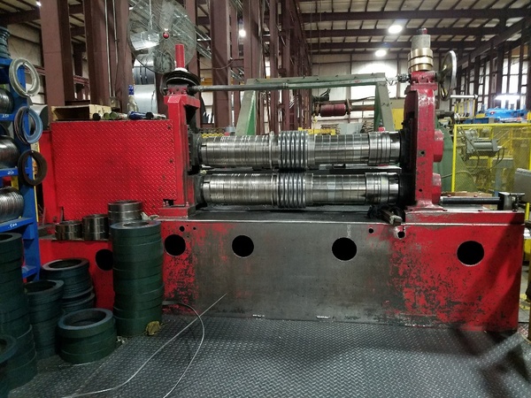 50" x 6" Paxson, Slitting Line Components, 22000 lb., 54" Drum x 20" diameter Recoiler, R-L, 55 HP - Image 1