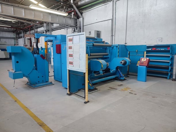 37.4" x 2.76" Kampf, Slitting Line, 11.8" - 41.3" working width, .0003" - .004" thickness, 3" - 6" ID - Image 4
