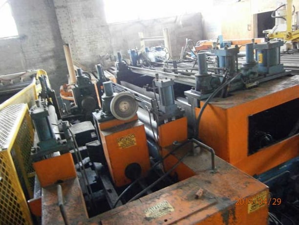 80" Progressive, Straightener, 7 Roll, 4" diameter Roll, 6" diameter Entry Pinch Rolls - Image 1