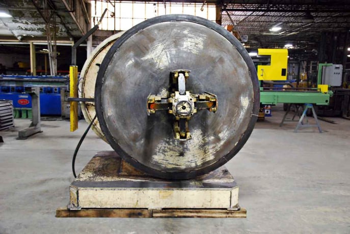 10000 lb. Michigan Roll Form #DHCH-98B, Double Uncoiler, 24" Width, 72" outside dimensions, 16" - 20" ID - Image 1
