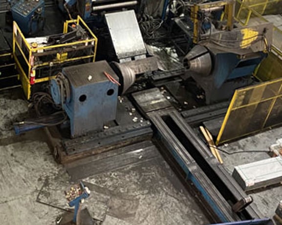 60000 lb. Loopco, Cone Uncoiler w/Pit Type Coil Car, 72" Width, 72" ouside dimensions, 16" - 32" ID - Image 2