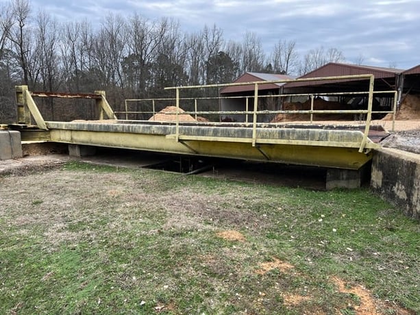 Trailer Tipper, 48', still under power, hydraulic unit & controls are kept indoors and working - Image 7