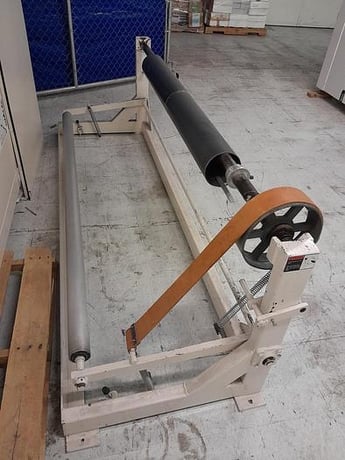 84" Contech #CS-84, single knife sheeter with Tidland shear slitting - Image 2