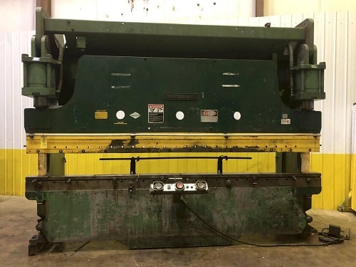 230 Ton, Cincinnati #230CBX12, hydraulic press brake, 14' overall, 150" between housing, 10" stroke, 35 HP - Image 1