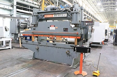 55 Ton, Niagara #HD-55-6-8, hydraulic press brake, 10' overall, 78" between housing, 7" stroke, 8-1/4" - Image 2