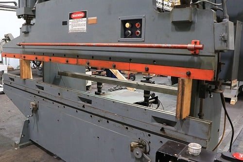 55 Ton, Niagara #HD-55-6-8, hydraulic press brake, 10' overall, 78" between housing, 7" stroke, 8-1/4" - Image 4