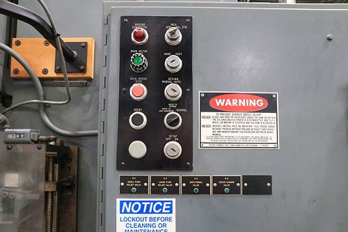 55 Ton, Niagara #HD-55-6-8, hydraulic press brake, 10' overall, 78" between housing, 7" stroke, 8-1/4" - Image 5
