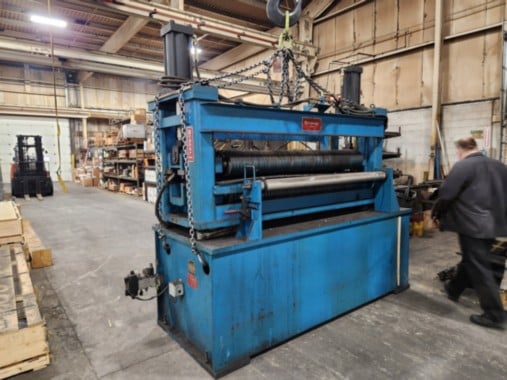 60" x .135" Braner, belt bridle tension stand, R to L, 1000 FPM - Image 4
