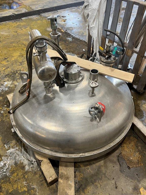 Schenk, 300 sq.ft. 316 Stainless Steel rotating disc filter, 54" OD x 48" straight side, 101.5 psi @ 280&deg;F - Image 3