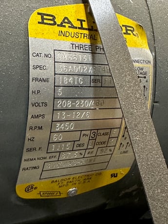Material handling fan, 5 HP - Image 5