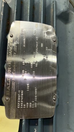 10 HP 880 RPM Baldor, Frame 284T, TEFC, 1.15 service factor - Image 2