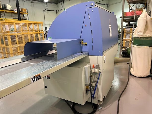 Stromab #WS1, Optimizing Cut Off Saw, Thru feed system, 2018 - Image 2