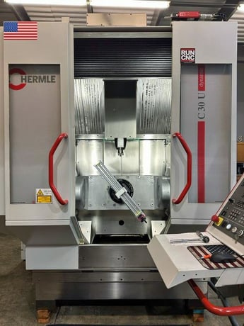 Hermle #C30U Dynamic, 5-Axis CNC vertical machining center, 75 automatic tool changer, 25.6" X, 23.6" Y - Image 7