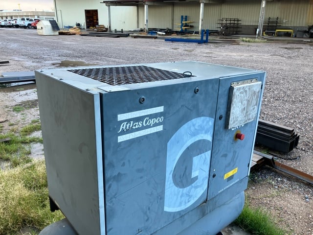20 HP Atlas Copco #GA15, Air Compressor, S/N WUX584817, 2011 - Image 3