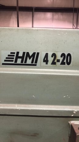 4" x 4" x 1/4" HMI #42-20, ironworker, 42 ton, 14" throat, 20" blade length, S/N 104-46-137 - Image 9