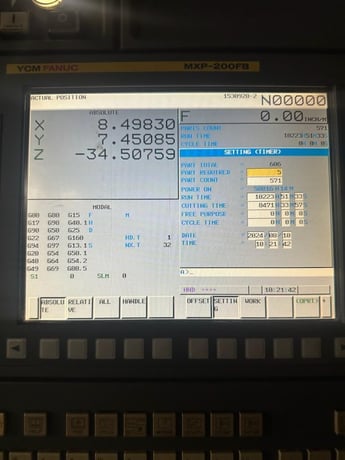 YCM #TV2610B, CNC vertical machining center, 32 automatic tool changer, 102.4" X, 40.1" Y, 30" Z, 6000 - Image 8