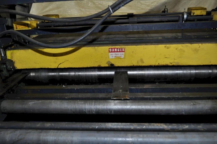 50" x .16" Rowe #C8-50, straightener, 7-roll straightener, entry & exit pinch rolls w/ airlift, pendant for - Image 4