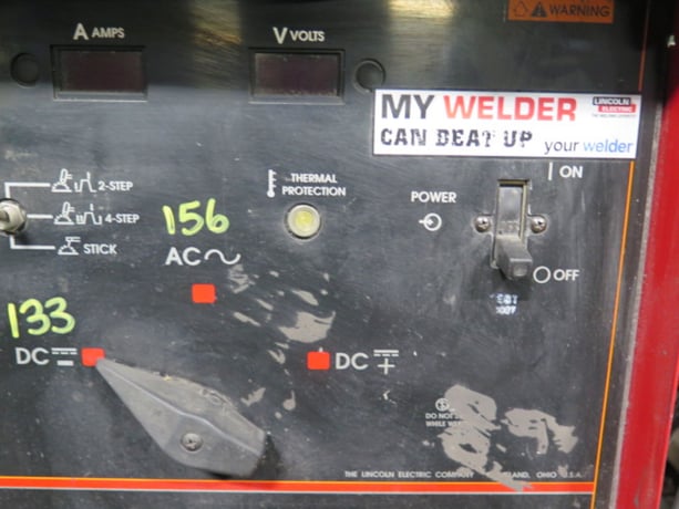 Lincoln #Square-Wave-275, TIG Welder w/ Tweco Cooler - Image 5
