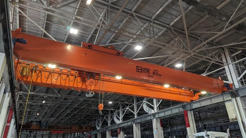 120/25 Ton, Proserv Crane, 76' 0" Span, 30' lift, class D, radio, VFD all motions, 2014 [#2493] - Image 6