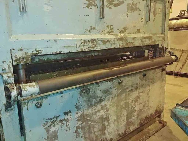 66" Behlen #WRSJ-66, Stitcher, 70" Face x 4" diameter Roll, 41" passline - Image 4