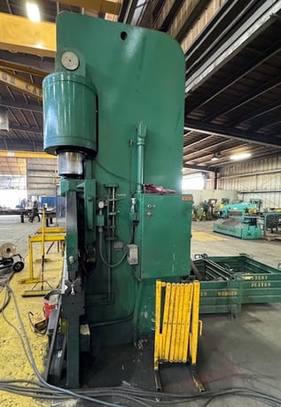 400 Ton, Cincinnati #400H, hydraulic press brake, 16' overall, adj depth stop, foot pdl, 4-way die & punch - Image 10
