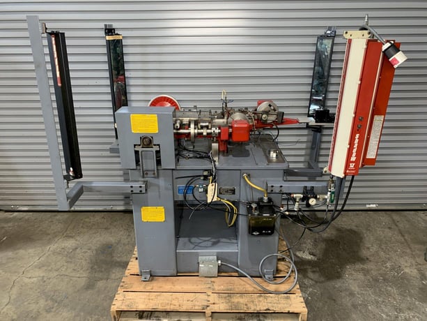 Nilson #700L, 4-slide, 1/32" wire capacity, 3/4" max strip width, 4" straightener feed length, 3/4 HP - Image 2