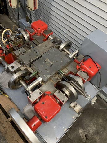 Nilson #700L, 4-slide, 1/32" wire capacity, 3/4" max strip width, 4" straightener feed length, 3/4 HP - Image 7