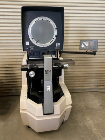 14" OGP #XL-14C, optical comparator, 6-1/2" x27" table, surface reflection, Heidenhain ND-120 digital read out - Image 1