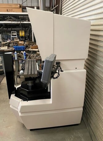 14" OGP #XL-14C, optical comparator, 6-1/2" x27" table, surface reflection, Heidenhain ND-120 digital read out - Image 2