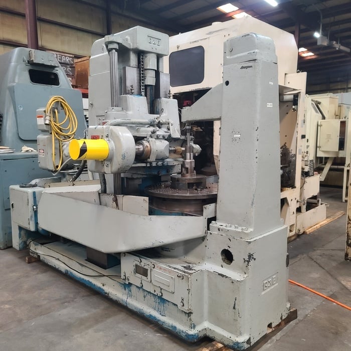 Gould & Eberhardt #48H, vertical gear hobber, 48" dia. capacity, 2 DP, hob arbors, tailstock - Image 4