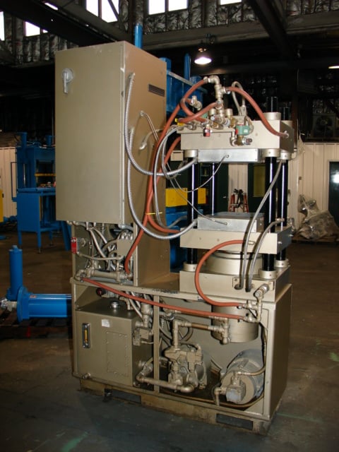 100 Ton, PHI, 12.5" elec.heat/water cooled platens, 11" daylight, 14" stroke, 1985, #1195 - Image 2
