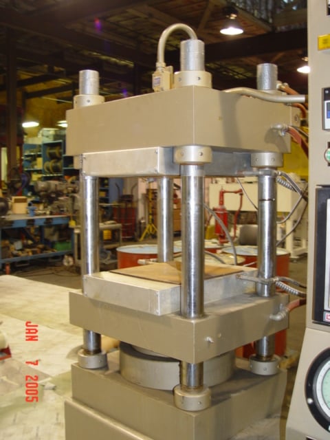 100 Ton, PHI, 12.5" elec.heat/water cooled platens, 11" daylight, 14" stroke, 1985, #1195 - Image 4