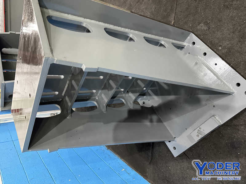33" x 47-3/4" x 27" Giddings & Lewis heavy duty angle plates, cast iron construction, 1 set - Image 8
