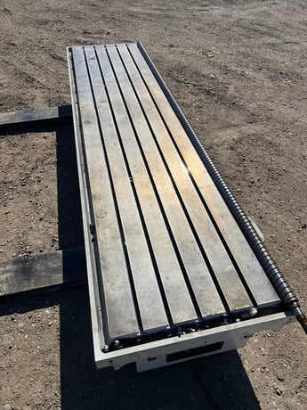 110" x 24" T-slotted Table, Milltronics - Image 1