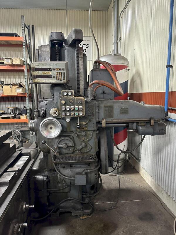 3" DeVlieg #3B-48, horizontal boring mill, 35" x 48" table, 25-1200 RPM, .002 -. 020 IPR - Image 5
