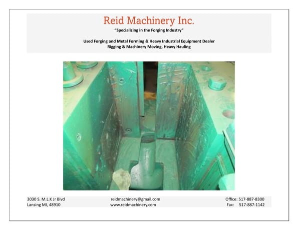 6" National Upsetter Press, 1300 ton, 18" stroke, 27 SPM, 8" grip opening - Image 5
