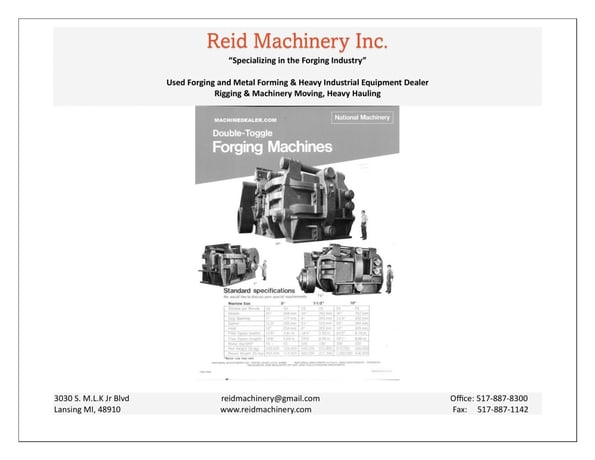 10" National Upsetter Heavy Duty Forging Machine, double toggle, 30" stroke, 300 HP - Image 5