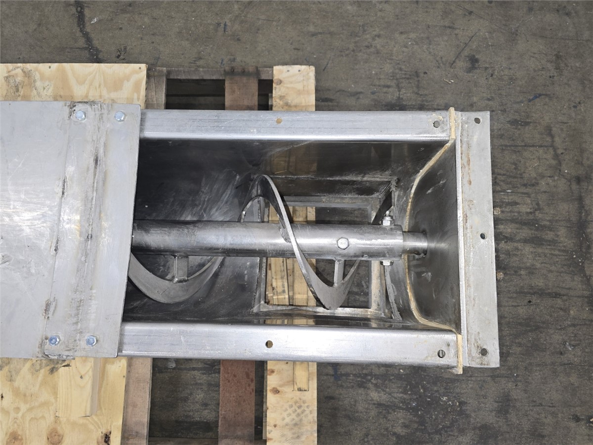 9" diameter x 6.8' long, olmarc packaging screw/auger convey, serial #3388 - Image 10