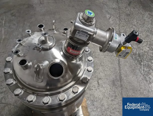 42 gallon Highland Agitated Receiver Tank, 316 Stainless Steel, 160 Liter, 24" diameter x 24" straight side - Image 5
